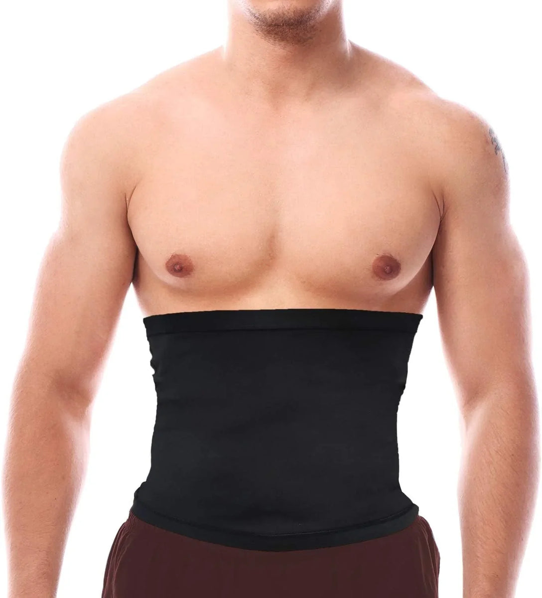 Mens Workout Waist Trainer Neopreen Korset Sauna Sweat Trimmer Afslanken Buik Met Riemen